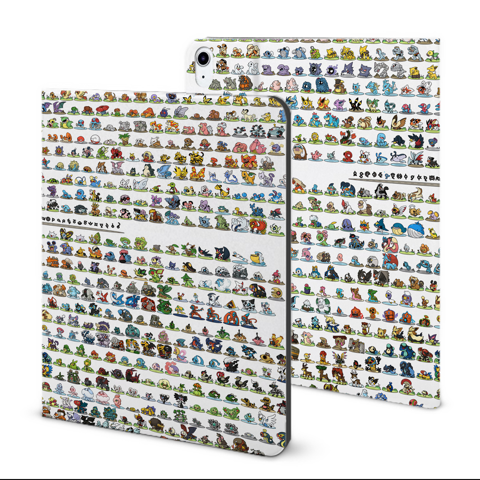 （画像用） ポケットモンスター Pokémon IPad ケース ブック型 PUレザー TPU 耐衝撃 軽量 薄型 ペン収納なし 全面保護 IPad 各モデル対応